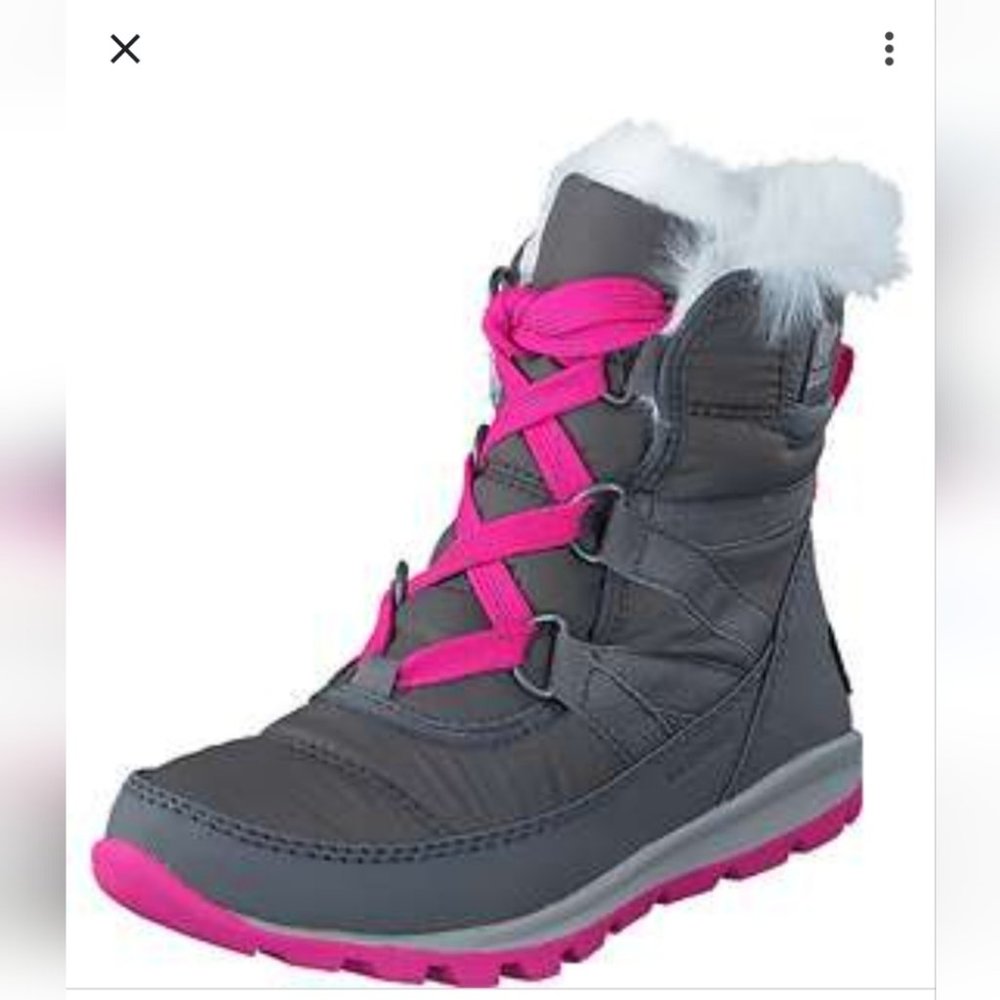 SOREL Whitney short lace boots sz 1